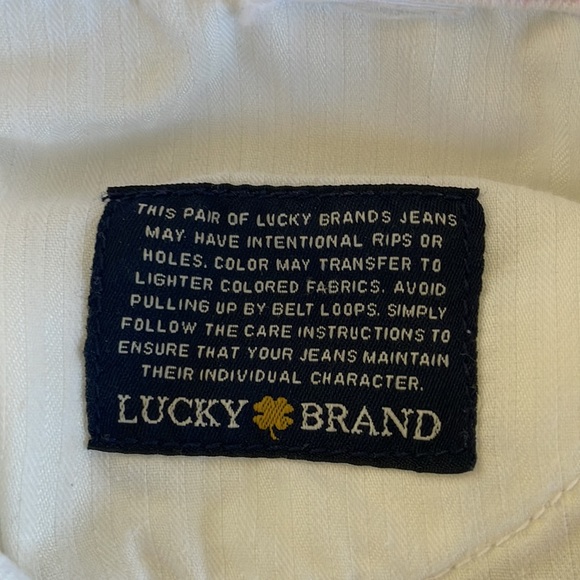 Lucky Brand Charlie Skinny White Jeans - Picture 7 of 8